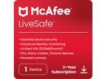 McAfee LiveSafe - 1 apparaat - abonnement voor 3 jaar