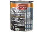 Owatrol - Peinture décorative antirouille rustol deco micace DB703 Dark Grey 0.75 litre - DB703 Dark Grey