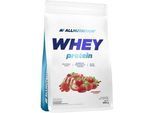 Allnutrition Whey Protein Molkenprotein Geschmack Strawberry 908 g