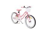 Actionbikes Kinderfahrrad Starlight 20 Zoll, Rosa, Fahrradständer, Korb, Klingel, Kettenschutz (Classic)