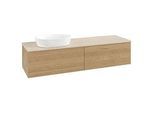 Villeroy & Boch Antao Waschtischunterschrank 1600x360x500mm L37113HN mit Beleuchtung mit Struktur FK/AP: HN/3