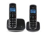 Fysic DECT-Telefon für Senioren FX-6020 mit große Tasten und 2 Mobilteilen