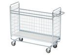 HelgeNyberg Vierwandwagen SERIE 100, Tragfähigkeit 100 kg, LxBxH 1380 x 460 x 1120 mm, ab 5 Stk