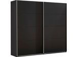 Schwebetürenschrank WIMEX "Easy", grau (graphit uni), B:180cm H:210cm T:65cm, Schränke