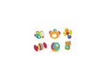 Moni Babyrassel-Set Rock 939A 6-teilig Greifling Handy Ball Schmetterling Bonbon bunt