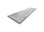 CHERRY KC 6000C FOR MAC - Tastatur - USB-C - USA - Tastenschalter: CHERRY SX - Silber