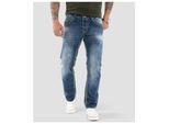 Rock Creek Jeans Comfort Fit dicke Nähte Loose Fit