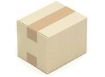 Kk Verpackungen - 25 Graskartons 190 x 150 x 140 mm Grapapier Kartons Versandkartons aus Graspapier - Braun