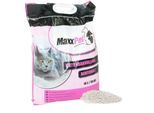 Litière pour chat - Parfum de poudre pour bébé - Sable jetable - Grain fin - 16 litres - beige - Maxxpet