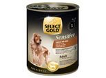 SELECT GOLD Sensitive Adult Lamm mit Reis 24x800 g