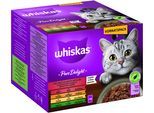 Whiskas Pure Delight Vorteilspack Klassisches Ragout in Gelee 24 x 85g