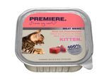 PREMIERE Meat Menu Kitten Rind mit Putenherzen 64x100 g