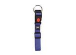 Josty Nylonhalsband mit Safety Click 40-55cm/20mm blau