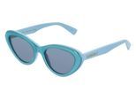 GUCCI GG1170S Damen-Sonnenbrille Vollrand Butterfly Kunststoff-Gestell, blau