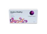 Avaira Vitality Toric (6er Packung) Monatslinsen (-5.5 dpt, Zyl. -2,25, Achse 180 ° & BC 8.5) mit UV-Schutz