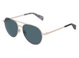 TED BAKER TB 1682 Herren-Sonnenbrille Vollrand Pilot Metall-Gestell, gold