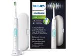 Philips Sonicare Elektrische Zahnbürste ProtectiveClean 5100 HX6857/28, Aufsteckbürsten: 1 St., mit integriertem Drucksensor, 3 Putzprogramme, inkl. Reiseetui, weiß
