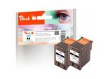 Peach HP 27 2 Druckköpfe 2*bk ersetzt HP No. 27*2, C8727AE*2 für z.B. HP DeskJet 3300, HP DeskJet 3320, HP DeskJet 3320 V, HP DeskJet 3322 (wiederaufbereitet)