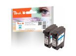 Peach HP 50 c 2 Druckköpfe 2*cy ersetzt HP No. 50 c*2, 51650CE*2 für z.B. HP DesignJet 250 C, HP DesignJet 650 C, HP DesignJet 650 C Plus (wiederaufbereitet)