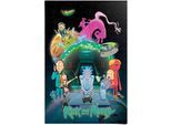 Reinders! Poster »Rick and Morty - toilet adventure«