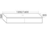 Burgbad Waschtischunterschrank rc40 Anthrazit Ultramatt/Anthrazit Ultramatt, SGBL140F5763A0339 SGBL140F5763A0339