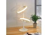 ZMH Lampe de Table Lampe de Table LED Moderne - Lampe de Chevet en Forme d'Anneau Blanc Anneaux Détachables Rotatifs 13W 3000K Blanc Chaud pour