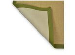 Karat Sisal-Teppich Amazonas Natur Bordüre: Taupe / Pistazie