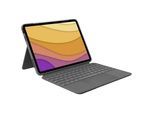 Logitech Combo Touch Tablet-Tastatur Passend für Marke (Tablet): Apple iPad Air (4. Generation), iPad Air (5. Generation)
