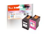 Peach HP 304 XL 2 Druckköpfe XL (bk, col) ersetzt HP No. 304XL, N9K08AE, N9K07AE für z.B. HP DeskJet 3720, HP DeskJet 3730, HP DeskJet 3732 (wiederaufbereitet)