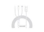 Baseus Superior Series USB to micro USB / USB-C / Lightning 3.5A 1.2m (white)