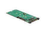Konverter U.2 SFF>SATA /M.2 22P mit M.2 Key M Slot