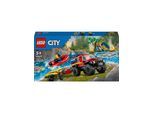 LEGO City 60412 Feuerwehrgeländewagen mit Rettungsboot