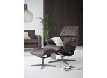 Stressless® Relaxsessel »Reno«, mit Cross Base, Größe S, M & L, Holzakzent Braun