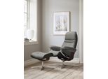 Stressless® Relaxsessel »Sunrise«, mit Cross Base, Größe S, M & L, Holzakzent Braun