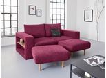 LOOKS by Wolfgang Joop 3-Sitzer »Looksvb«, Verwandlungssofa: aus Sofa wird Sofa mit 2 Hockern, mit Regalfunktion