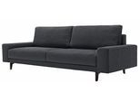 hülsta sofa 3-Sitzer »hs.450«, Armlehne breit niedrig, Alugussfüße in umbragrau, Breite 220 cm