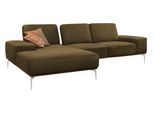 W.SCHILLIG Ecksofa »run«, mit elegantem Holzsockel, Füße in Chrom glänzend, Breite 279 cm