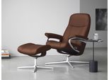 Stressless® Relaxsessel »Consul«, mit Cross Base, Größe S, M & L, Holzakzent Braun