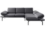 DOMO collection Ecksofa »New York«, wahlweise mit Arm- und Rückenfunktion, mit Winkelfuß aus Metall