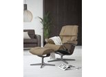 Stressless® Relaxsessel »Reno«, mit Cross Base, Größe S, M & L, Holzakzent Wenge