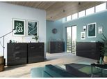 GERMANIA Sideboard »Oakland«, in 2 Breiten, Fronten und Oberboden mit Glasauflage