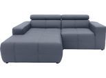 DOMO collection Ecksofa »Brandon«, Mit Kopfteilverstellung, auch in Leder und Cord