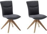 MCA furniture Esszimmerstuhl »Odense«, (Set), 2 St., 2er Set, Stoffbezug in Chenille Optik, 180° drehbar, bis 120 kg
