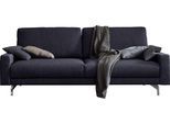 hülsta sofa 3-Sitzer »hs.450«, Armlehne niedrig, Fuß chromfarben glänzend, Breite 204 cm