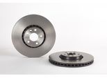 BREMBO Bremsscheibe COATED DISC LINE 09.B025.11 InnenbelüftetVorne Rechts Links für VOLVO Xc60 I T5 D5 AWD T6 2.4 D / D3 D4 3.2 2.0 T