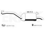 ERNST Endschalldämpfer (305112) für Ford Mondeo IV Galaxy S-Max Auspufftopf
