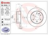 BREMBO Bremsscheibe COATED DISC LINE 08.D045.11 VollHinten Rechts Links für MERCEDES-BENZ Sprinter 3-T 211 CDI 214 CDi 3,5-T 311 314 316 319 RWD 4-T