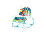 Chipolino Babywippe Enjoy, Stuhl, Schaukelfunktion, Musikfunktion, Spielbogen blau