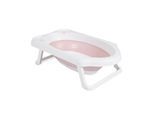 Cangaroo faltbare Babybadewanne Maui, 84 cm lang, Wasserablauf, Ablagefächer rosa