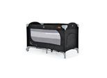 Cangaroo Reisebett Skyglow 2 Ebenen Räder Matratze Seiteneingang Tasche Bremsen schwarz